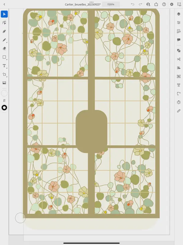 Conception de vitraux pour les maisons de luxe Atelier Cocoroca pour Cartier Paris Région Parisienne Bruxelles