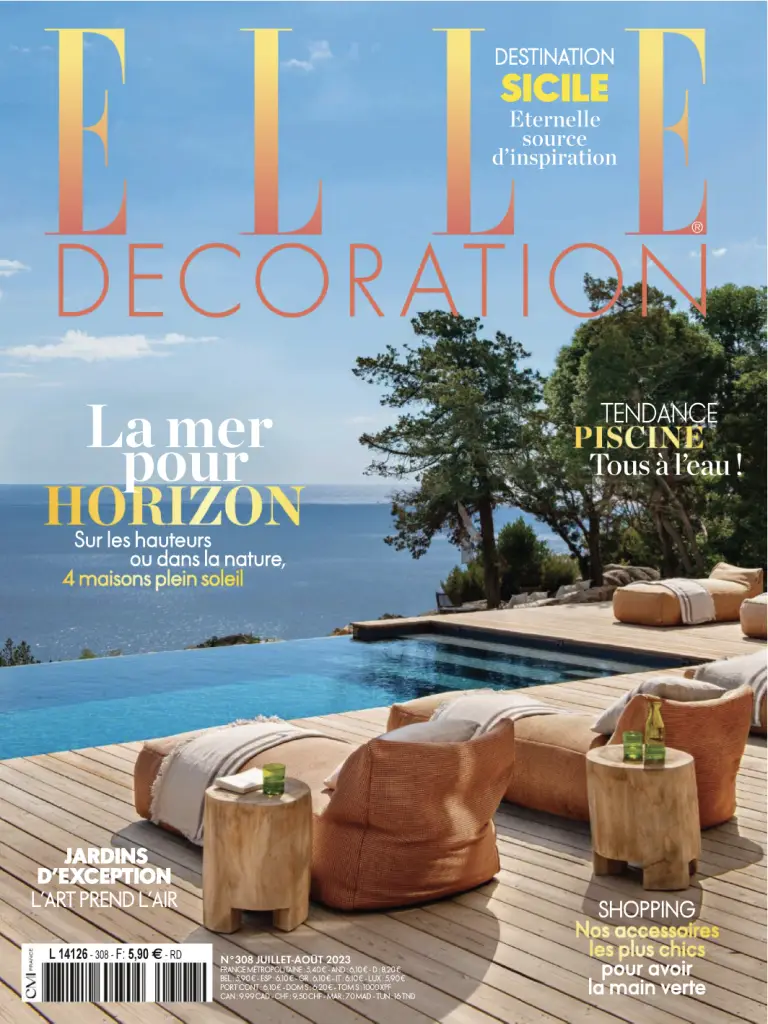 Couverture Elle Décoration juillet aout 2023